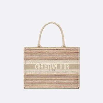 디올 여성 베이지 북토트 - Dior Womens Beige Book Tote - dib658x