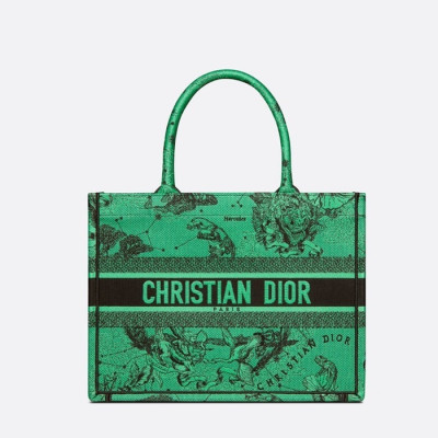 디올 여성 그린 북토트 - Dior Womens Green Book Tote - dib662x