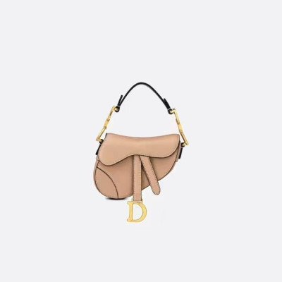 디올 여성 핑크 미니 새들백 - Dior Womens Pink Saddle Bag - dib765x