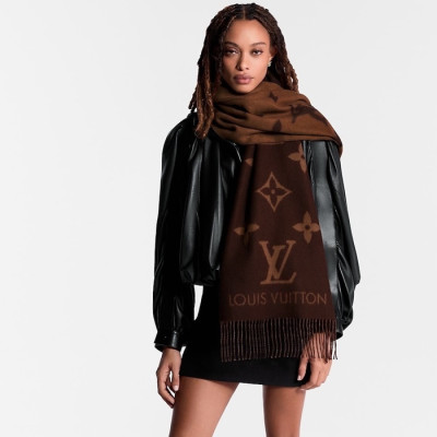 루이비통 여성 브라운 머플러 - Louis vuitton Womens Brown Muffler - acc1747x