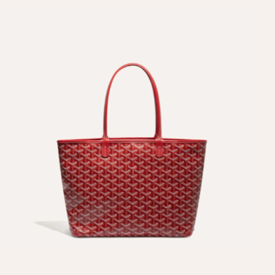 고야드 여성 레드 아르투아 백 - Goyard Womens Red Artios Bag - gob987x