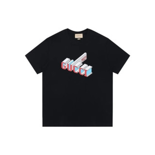 구찌 남성 블랙 반팔티 - Gucci Mens Black Tshirts - guc319x
