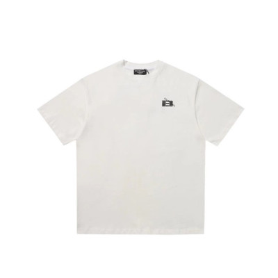 발렌시아가 남성 화이트 반팔티 - Balenciaga Mens White Tshirts - bac198x