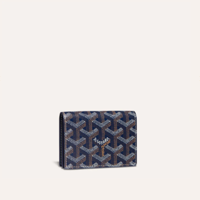 고야드 남/녀 네이비 말쉐르브 카드 홀더- Goyard Unisex Malesherbes Card Holder - gow124x