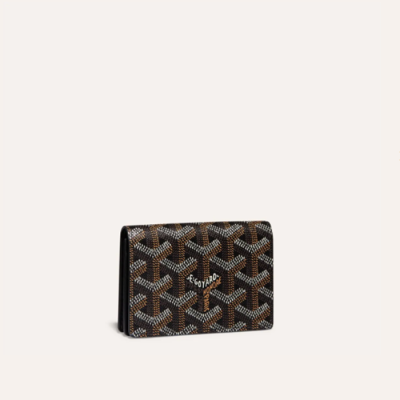 고야드 남/녀 블랙 말쉐르브 카드 홀더- Goyard Unisex Malesherbes Card Holder - gow125x