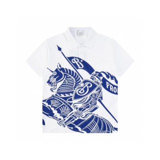 버버리 남성 화이트 폴로 티셔츠 - Burberry Mens White Tshirts - buc301x