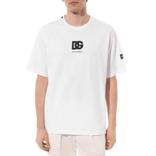 돌체앤가바나 남성 화이트 티셔츠 - Dolce&Gabbana Mens White Tshirts - doc07x