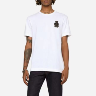 돌체앤가바나 남성 화이트 반팔티 - Dolce&Gabbana Mens White Tshirts - doc09x