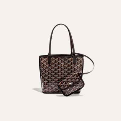 고야드 여성 블랙 앙주 백 미니 - Goyard Womens Mini Anjou Bag - gob1190x