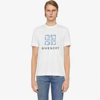 지방시 남성 화이트 티셔츠 - Givenchy Mens White Tshirts - gic290x