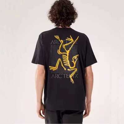 아크테릭스 남성 블랙 티셔츠 - Arcteryx Mens Black Tshirts - arc20x