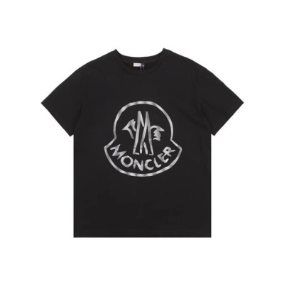 몽클레어 남성 블랙 티셔츠 - Moncler Mens Black Tshirts - moc184x