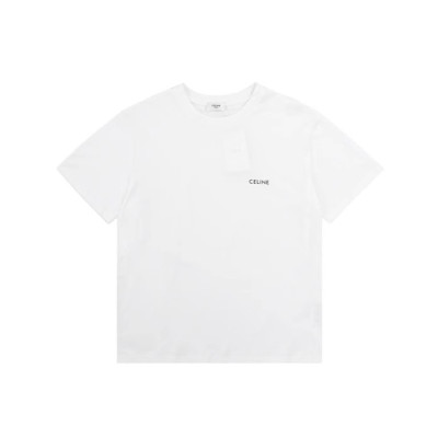 셀린느 남성 화이트 티셔츠 - Celine Mens White Tshirts - cec12x