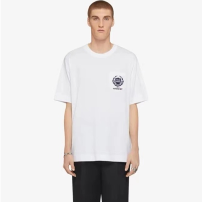 지방시 남성 화이트 반팔티 - Givenchy Mens White Tshirts - gic293x