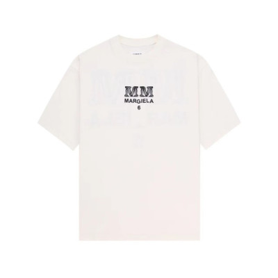 메종 마르지엘라 남/녀 화이트 티셔츠 - Maison Margiela Unisex Tshirts - mac316x