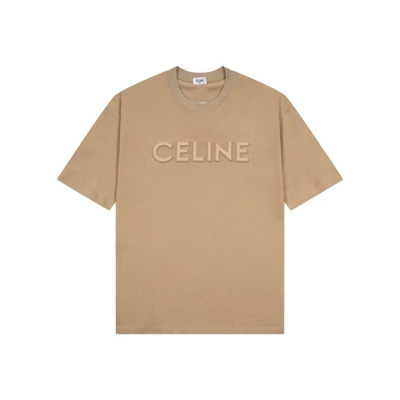 셀린느 남성 카멜 티셔츠 - Celine Mens Camel Tshirts - cec14x