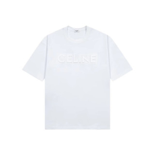 셀린느 남성 화이트 티셔츠 - Celine Mens White Tshirts - cec16x