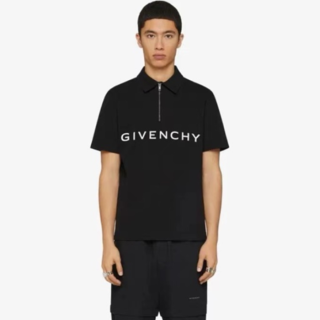 지방시 남성 블랙 반팔티 - Givenchy Mens Black Tshirts - gic296x