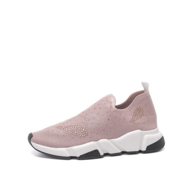 발렌시아가 남/녀 핑크 스니커즈 - Balenciaga Unisex Pink Sneakers - bas140x