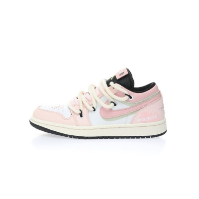 나이키 x Air Jordan 남/녀 핑크 스니커즈 - Nike Unisex Pink Sneakers - nis159x