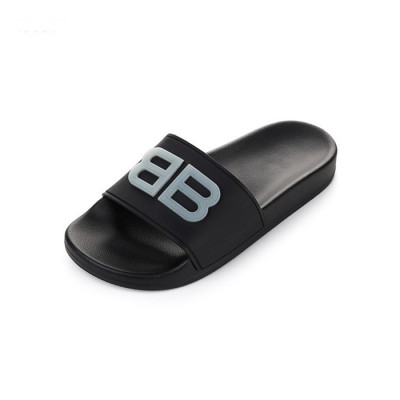 발렌시아가 남/녀 블랙 슬리퍼 - Balenciaga Unisex Black Slippers - bas211x