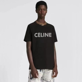 셀린느 남성 블랙 티셔츠 - Celine Mens Black Tshirts - cec20x