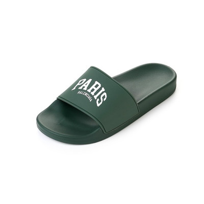 발렌시아가 남/녀 그린 슬리퍼 - Balenciaga Unisex Green Slippers - bas216x