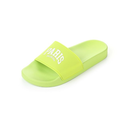 발렌시아가 남/녀 네온 그린 슬리퍼 - Balenciaga Unisex Green Slippers - bas221x