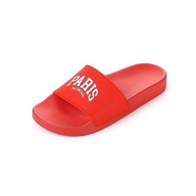 발렌시아가 남/녀 레드 슬리퍼 - Balenciaga Unisex Red Slippers - bas224x
