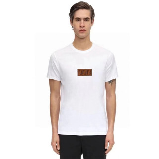 펜디 남성 화이트 티셔츠 - Fendi Mens White Tshirts - fec222x