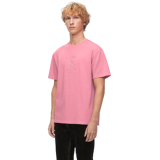 로에베 남성 핑크 반팔티 - Loewe Mens Pink Tshirts - loc330x