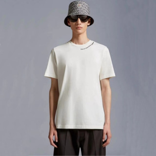 몽클레어 남성 화이트 티셔츠 - Moncler Mens White Tshirts - moc192x