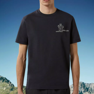 몽클레어 남성 블랙 티셔츠 - Moncler Mens Black Tshirts - moc193x