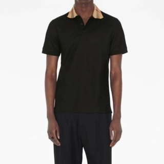 버버리 남성 블랙 폴로 티셔츠 - Burberry Mens Black Tshirts - buc312x