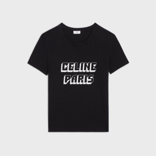 셀린느 남성 블랙 티셔츠 - Celine Mens Black Tshirts - cec358x