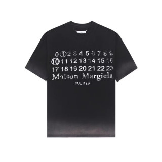 메종 마르지엘라 남/녀 블랙 티셔츠 - Maison Margiela Unisex Tshirts - mac326x