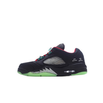 나이키 남성 블랙 스니커즈 - Nike Air Jordan Retro 5 Mens Sneakers - nis496x