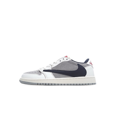 나이키 남/녀 그레이 스니커즈 - Nike Air Jordan 1 Low Unisex Sneakers - nis504x
