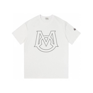 몽클레어 남성 화이트 티셔츠 - Moncler Mens White Tshirts - moc207x