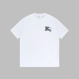 버버리 남성 화이트 티셔츠 - Burberry Mens White Tshirts - buc314x