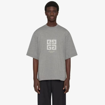 지방시 남성 그레이 반팔 티셔츠 - Givenchy Mens Gray Tshirts - gic300x