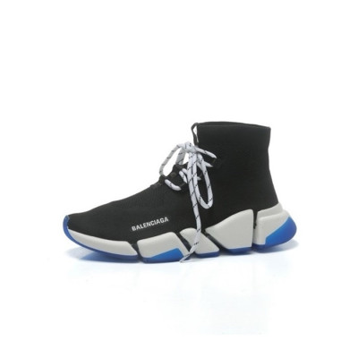발렌시아가 남/녀 블랙 스니커즈 - Balenciaga Unisex Black Sneakers - bas585x