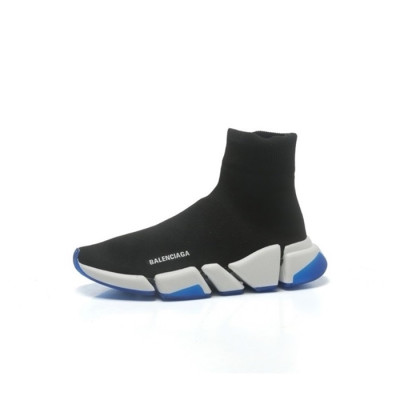 발렌시아가 남/녀 블랙 스니커즈 - Balenciaga Unisex Black Sneakers - bas587x