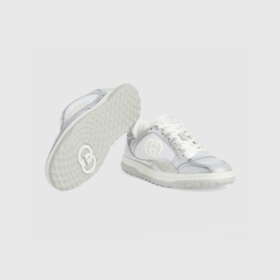 매장판 구찌 남/녀 실버 스니커즈 - Gucci Unisex Silver Sneakers - gus634x