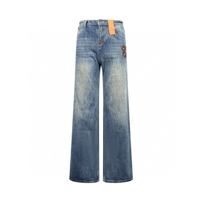 루이비통 남성 블루 청바지 - Louis vuitton Mens Blue Jeans - lvc485x