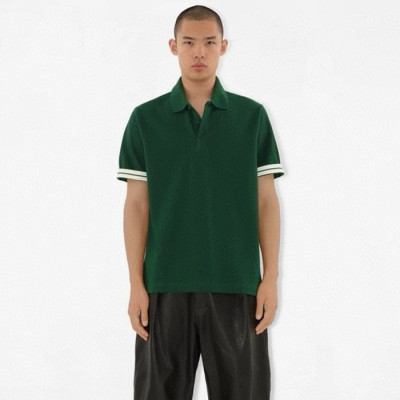 버버리 남성 그린 반팔 폴로 티셔츠 - Burberry Mens Green Tshirts - buc490x