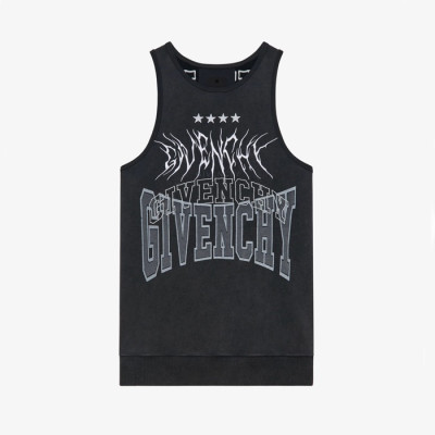 지방시 남성 블랙 나시 - Givenchy Mens Sleeveless Shirts - gic493x