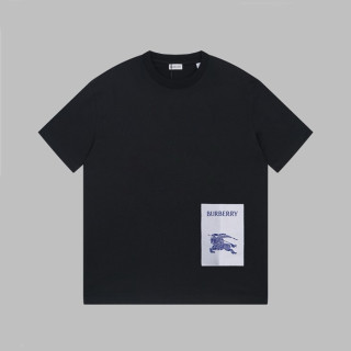 버버리 남성 블랙 반팔 티셔츠 - Burberry Mens BLack Tshirts - buc324x
