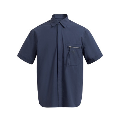 펜디 남성 네이비 반팔 셔츠 - Fendi Mens Navy Tshirts - fec535x