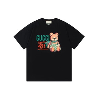 구찌 남성 블랙 티셔츠 - Gucci Mens Black Tshirts - guc341x